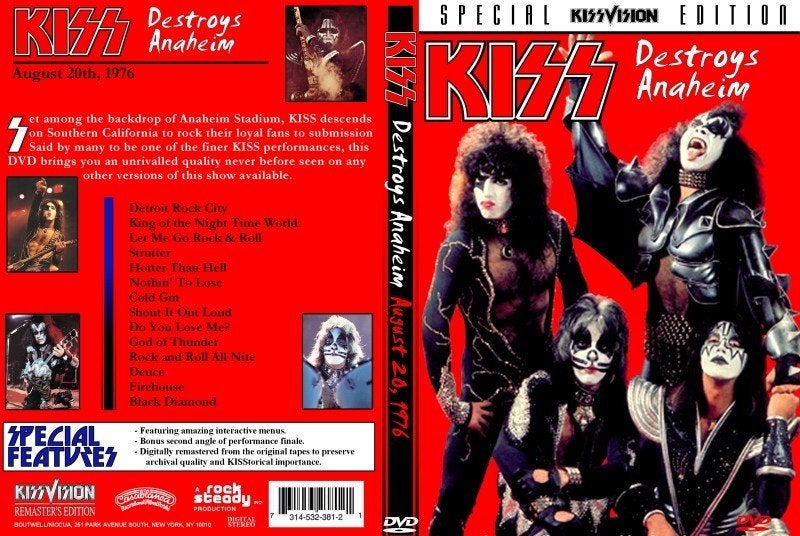 Kiss live in Anaheim CA 1976, Alle leeftijden, Ophalen of Verzenden, Nieuw in verpakking, Concert