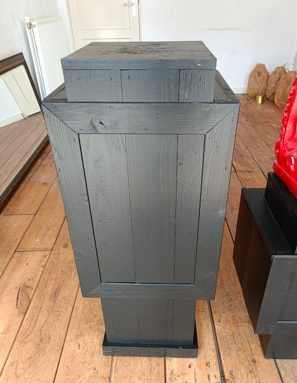 Sokkel hout 100 cm hoog, Huis en Inrichting, Ophalen, Gebruikt