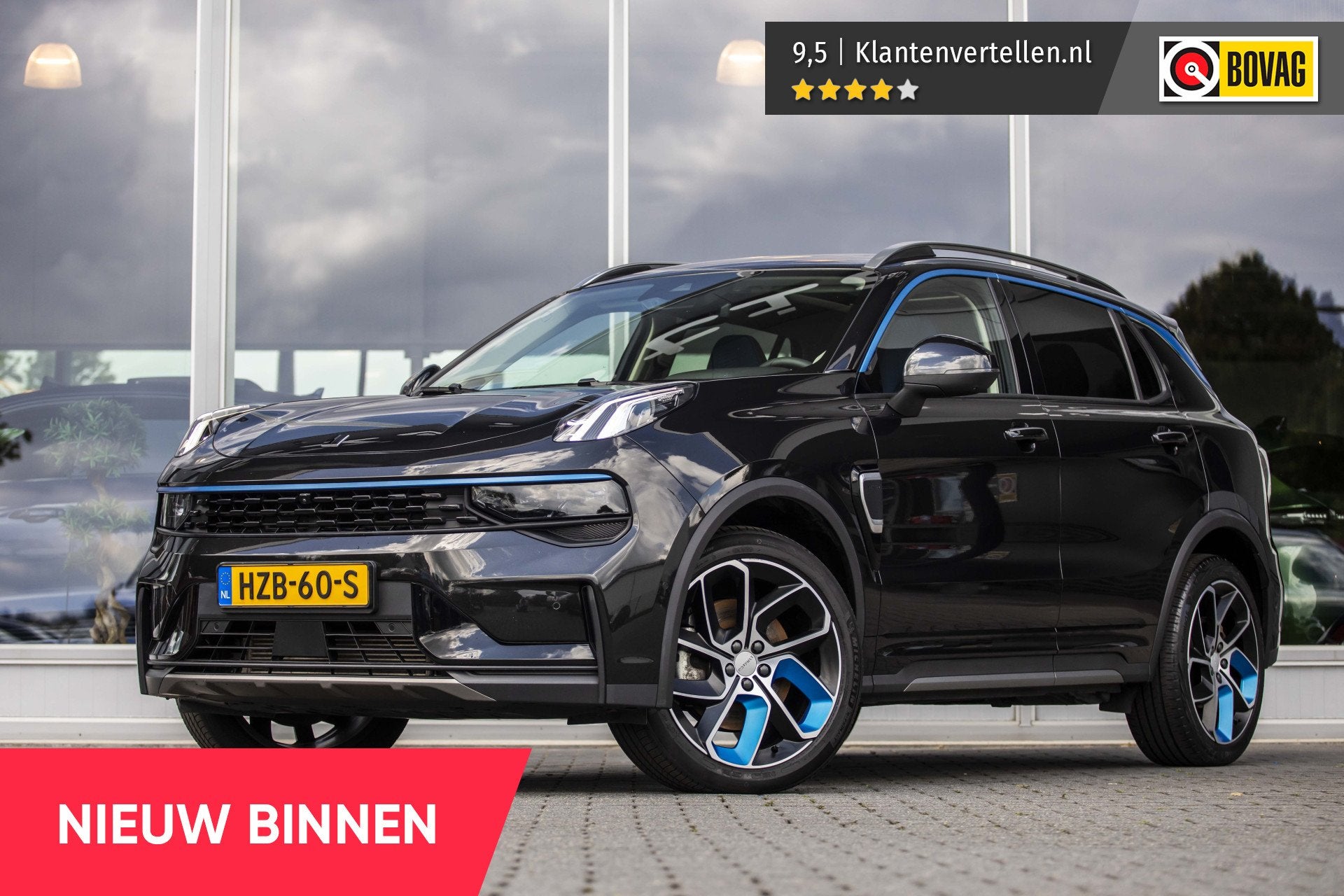 Lynk & Co 01 1.5 | Pano | Trekhaak | Carplay (bj 2022), 12 maanden, Stof, Zwart, Plug-in hybride