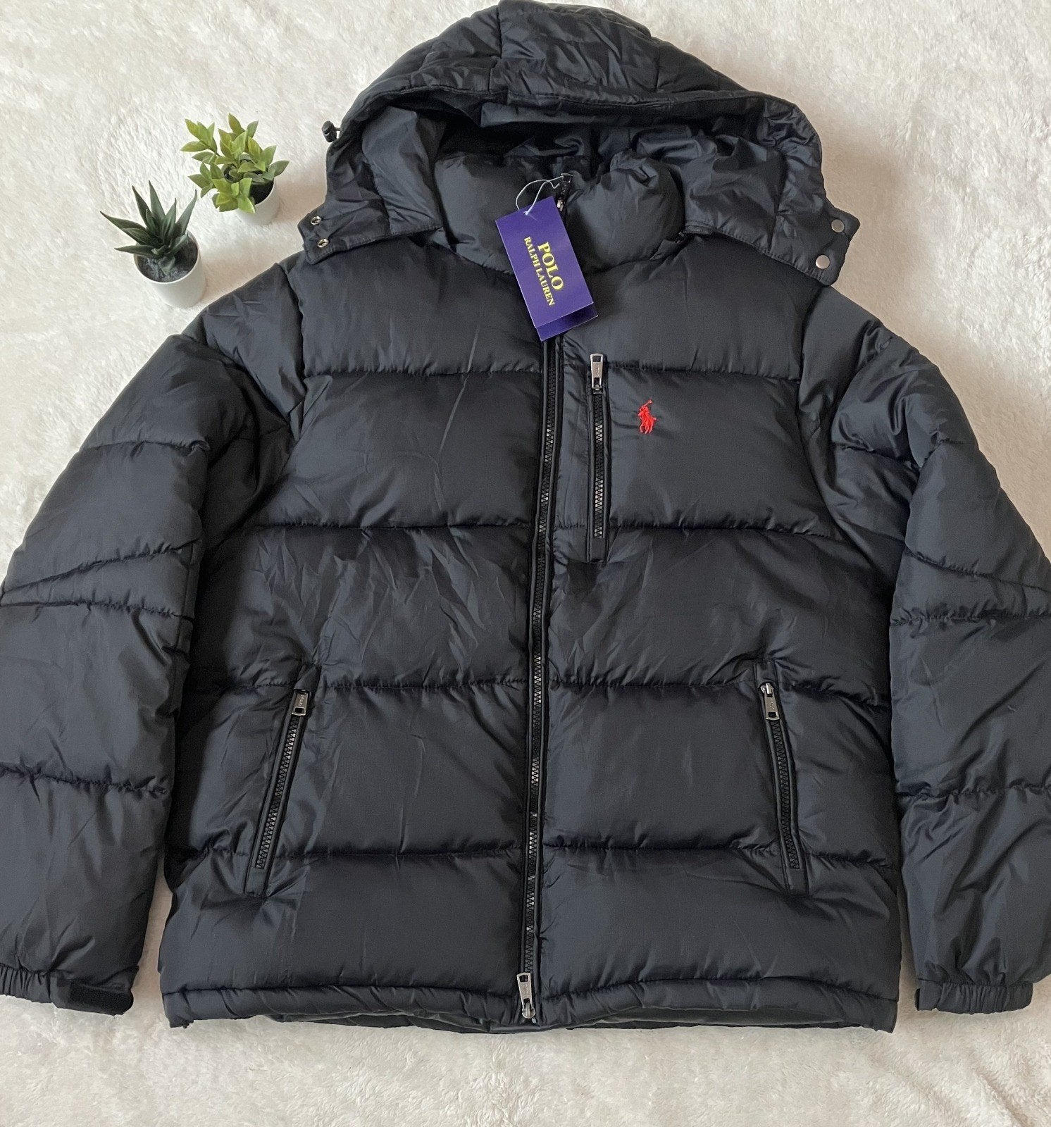 Ralph Lauren puffer winter jas maat M NIEUW!, Ophalen of Verzenden, Nieuw, Zwart