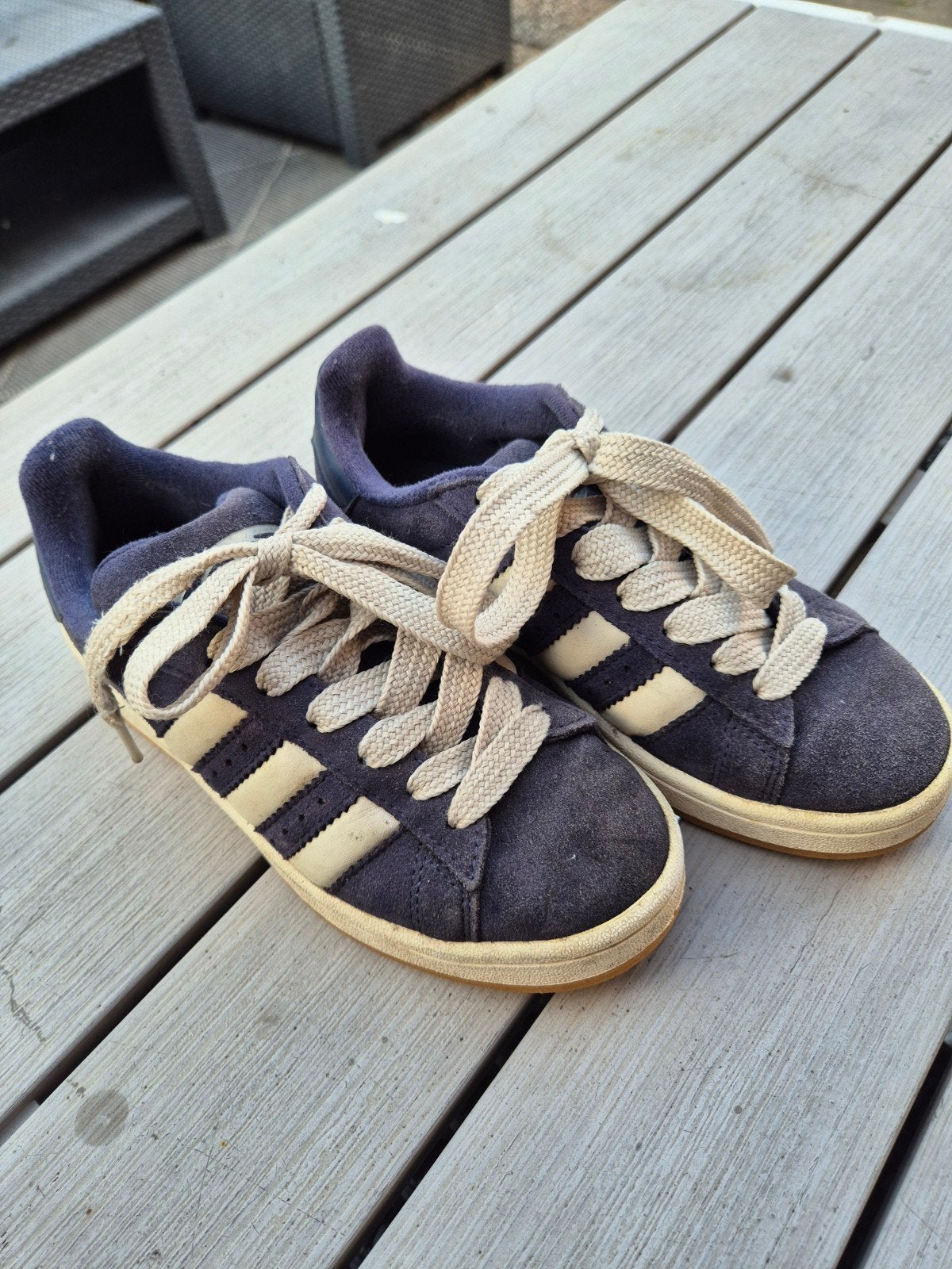 Adidas Campus sneakers blauw maat 36 2/3, Ophalen of Verzenden, Sneakers of Gympen, Gedragen, Blauw