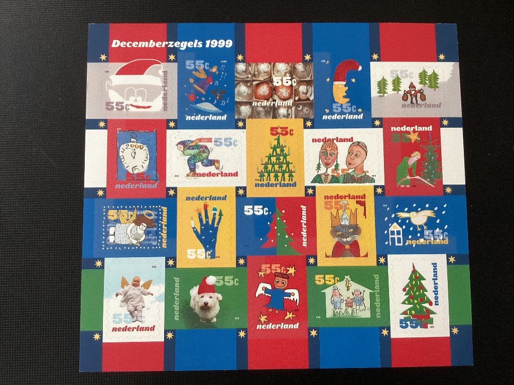 1999, decemberzegels, 1856-1875, Verzenden, Na 1940, Postfris