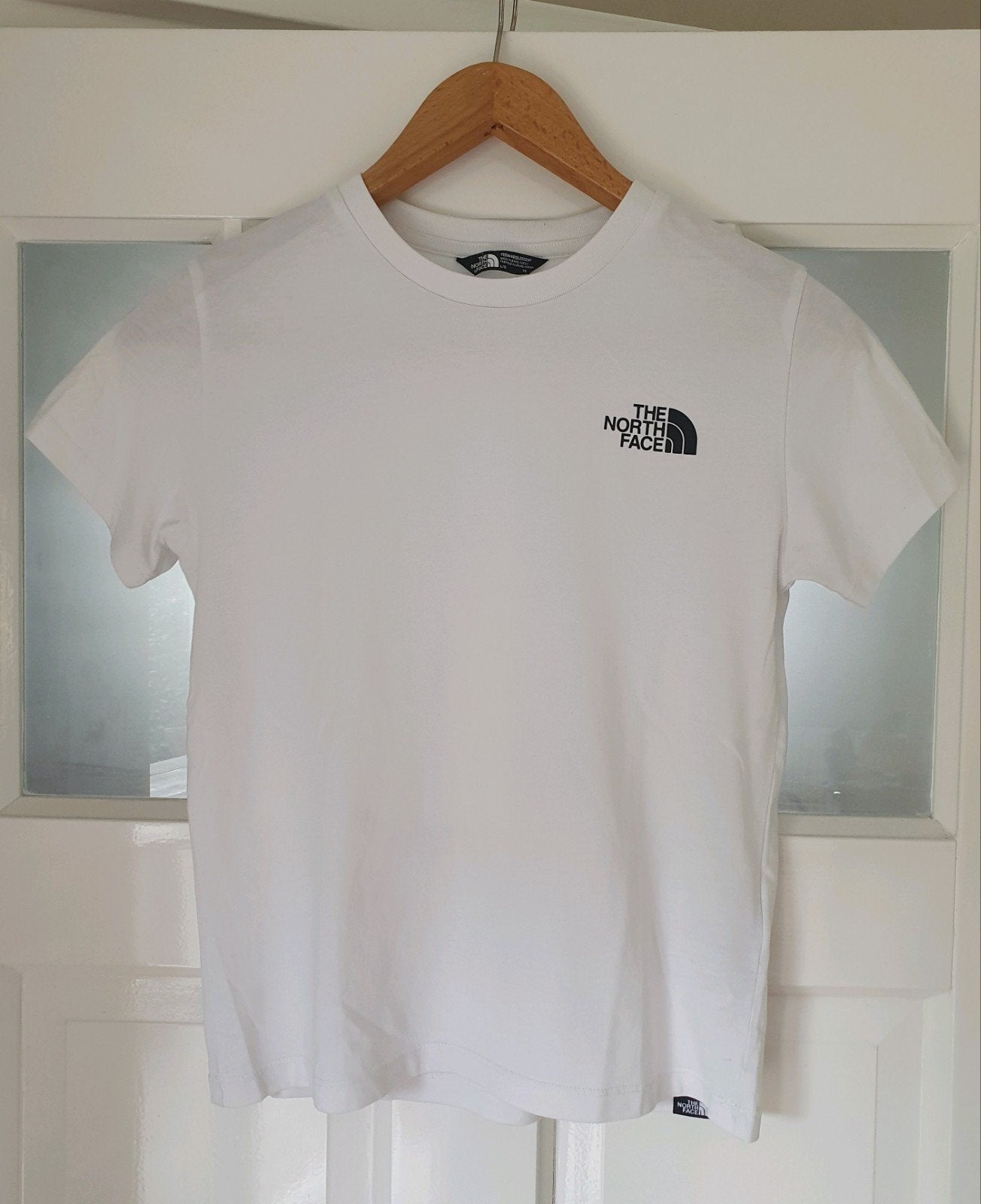 The North Face T-shirt wit maat 152, The North Face, Jongen of Meisje, Ophalen of Verzenden, Zo goed als nieuw