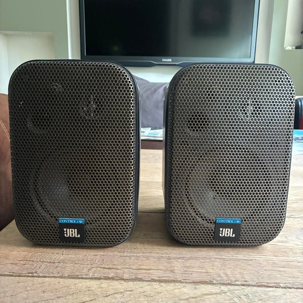 JBL Control 1 AW - Weerbestendige Compacte Luidsprekers (Set, JBL, Ophalen of Verzenden, Zo goed als nieuw, Minder dan 60 watt
