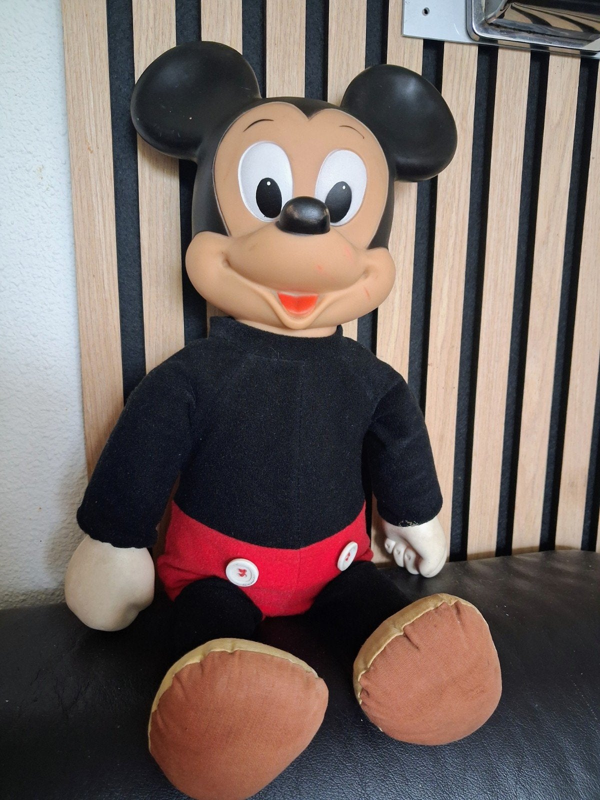 Vintage Disney Marching Mickey Mouse Pop - Clodrey 1977!, Verzamelen, Disney, Ophalen of Verzenden, Mickey Mouse, Gebruikt, Beeldje of Figuurtje