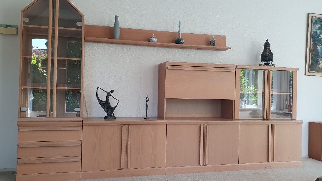 Wandmeubel, Ophalen, Gebruikt, 300 cm of meer, Met deur(en)