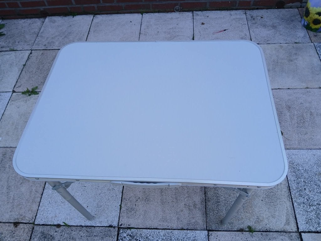 Inklapbare campingtafel, Caravans en Kamperen, Ophalen of Verzenden, Zo goed als nieuw, Campingtafel
