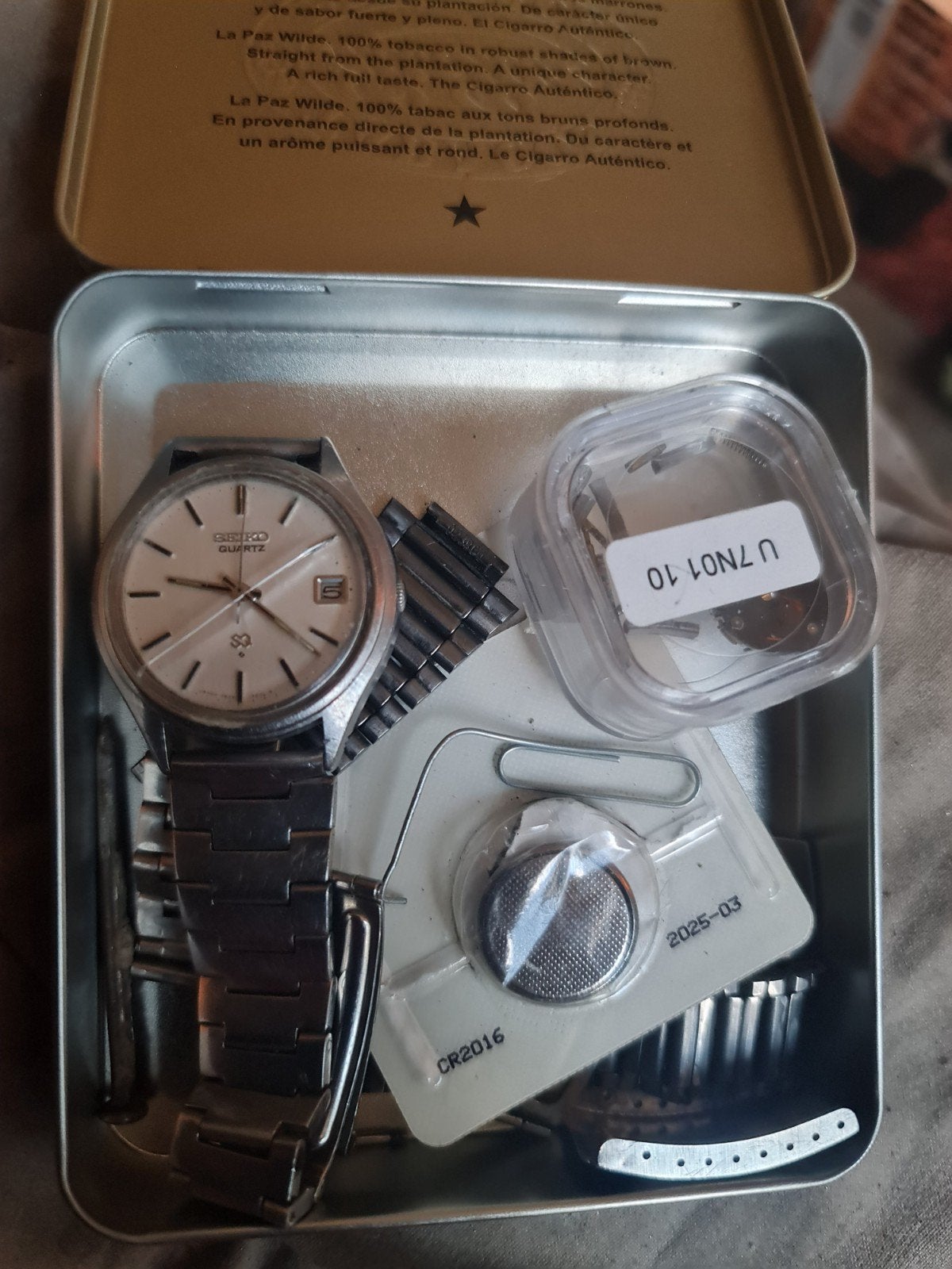 Seiko nummer 75457000 +- uit 1970, Sieraden, Tassen en Uiterlijk, Ophalen, Gebruikt, Staal, Seiko