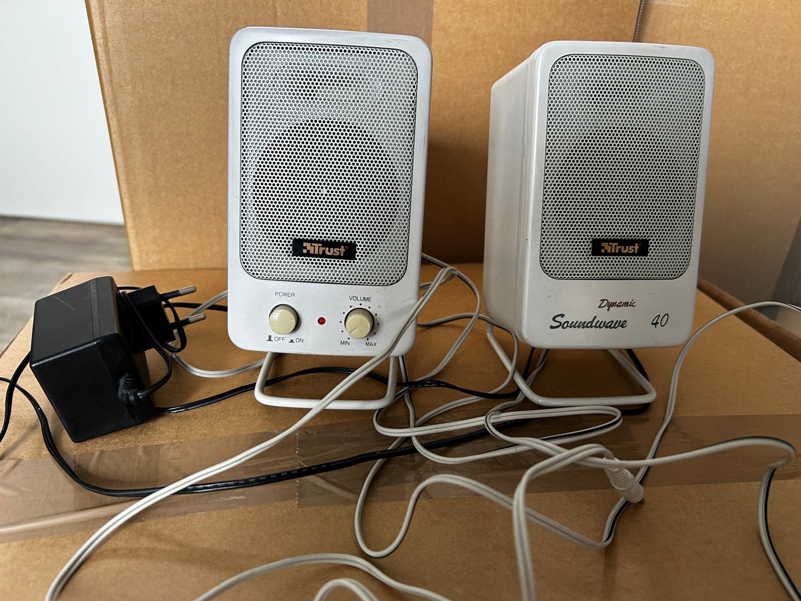 Trust Dynamic Soundwave 40 PC Speakerset 2.0, Computers en Software, Pc speakers, Gebruikt, Audiokanaal 2.0, Ophalen