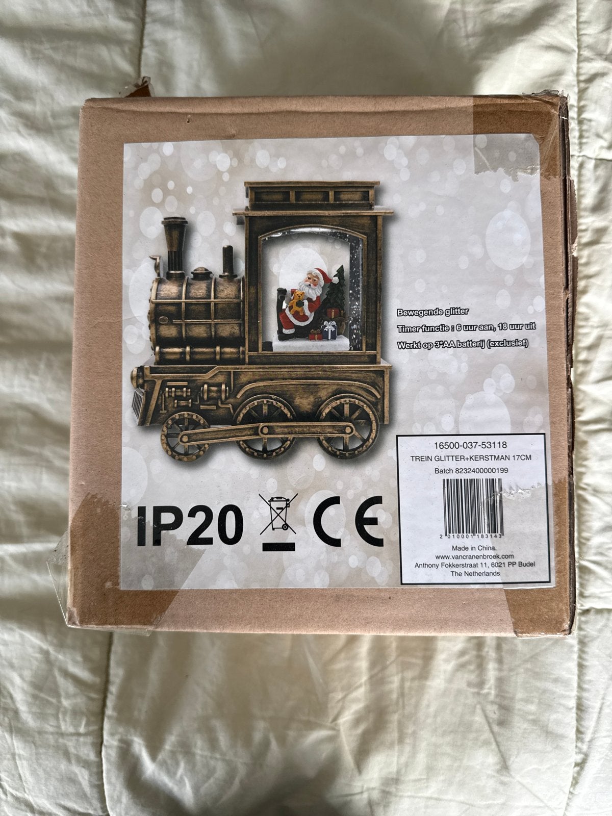 Kerst trein, Ophalen, Gebruikt