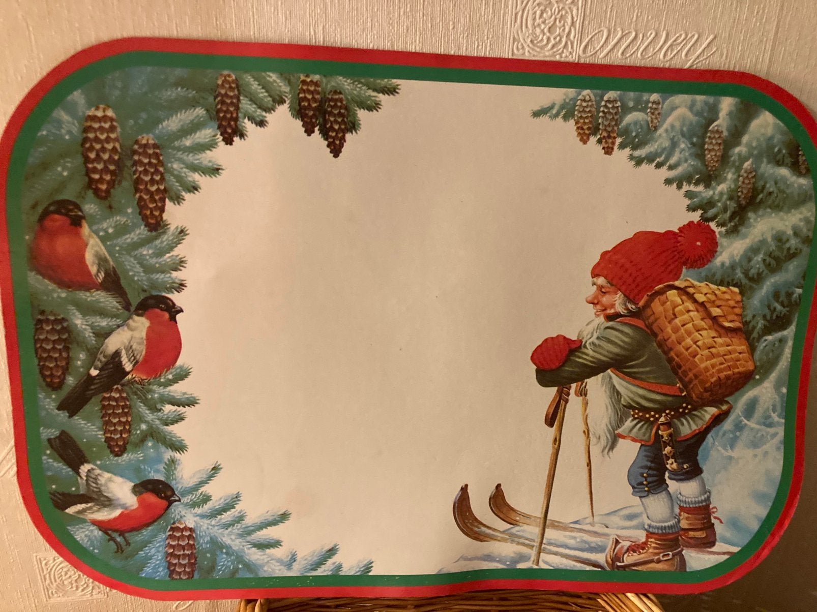 Leuke placemat, Ophalen of Verzenden, Zo goed als nieuw