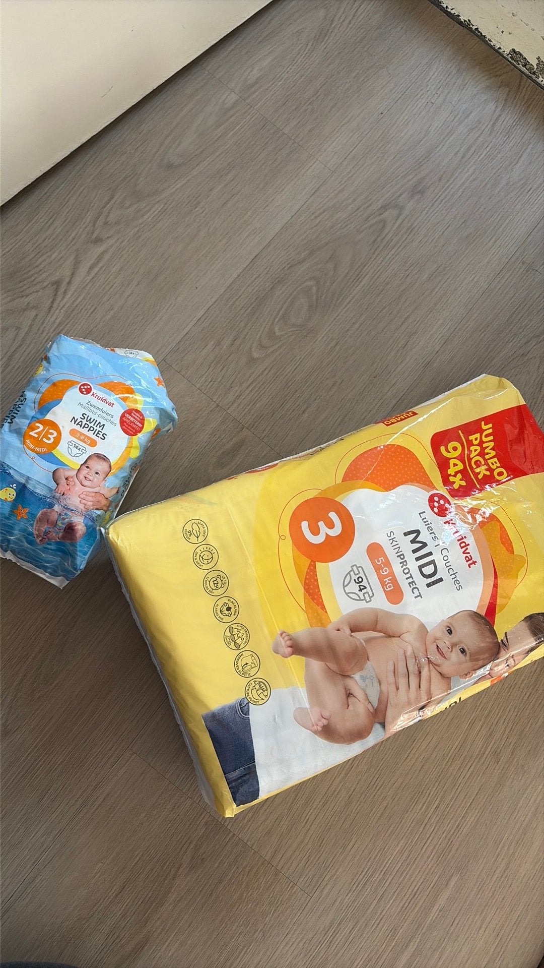 Luiers, Ophalen, Nieuw, Overige typen