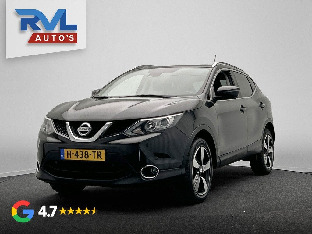 Nissan Qashqai 1.2 N-Connecta | Panoramadak | Navigatie | 36, Auto's, Nissan, Voorwielaandrijving, Stof, Gebruikt, 4 cilinders
