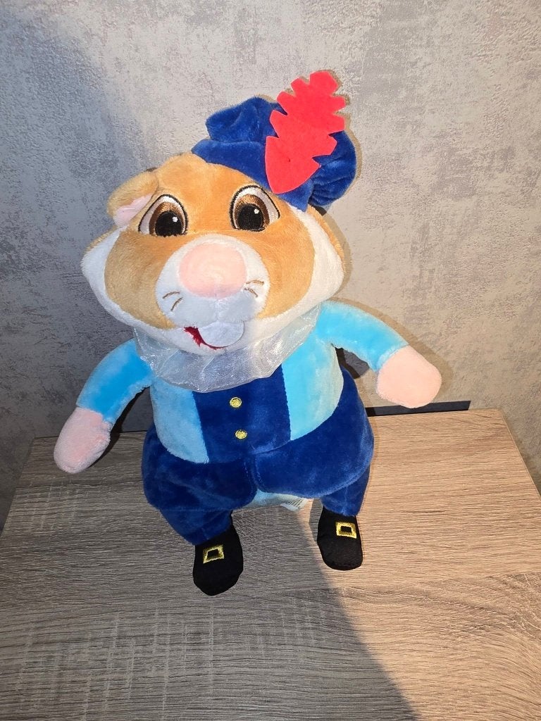 Hamster Knuffel   (1), Kinderen en Baby's, Speelgoed | Knuffels en Pluche, Gebruikt, Overige merken, Hamster, Blauw