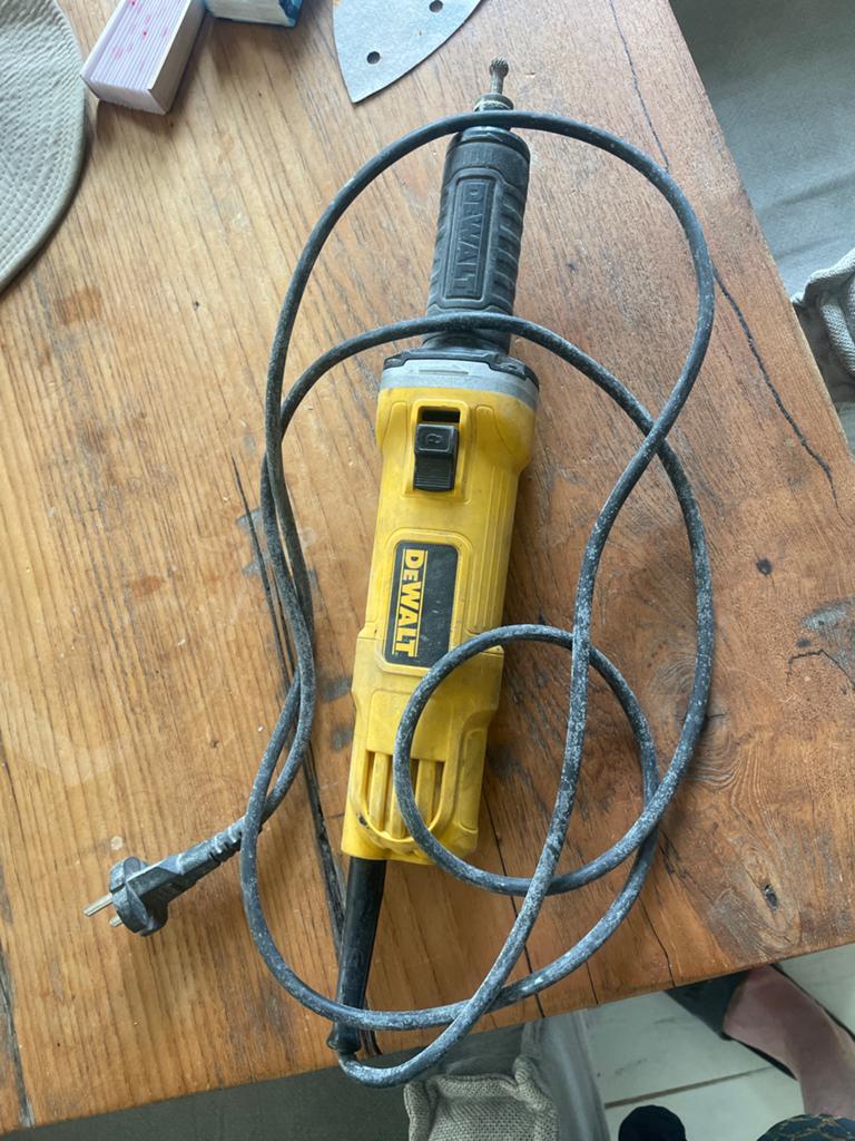 DeWalt DWE4884 - Rechte slijper 450W houtrotfrees, Ophalen of Verzenden, Gebruikt
