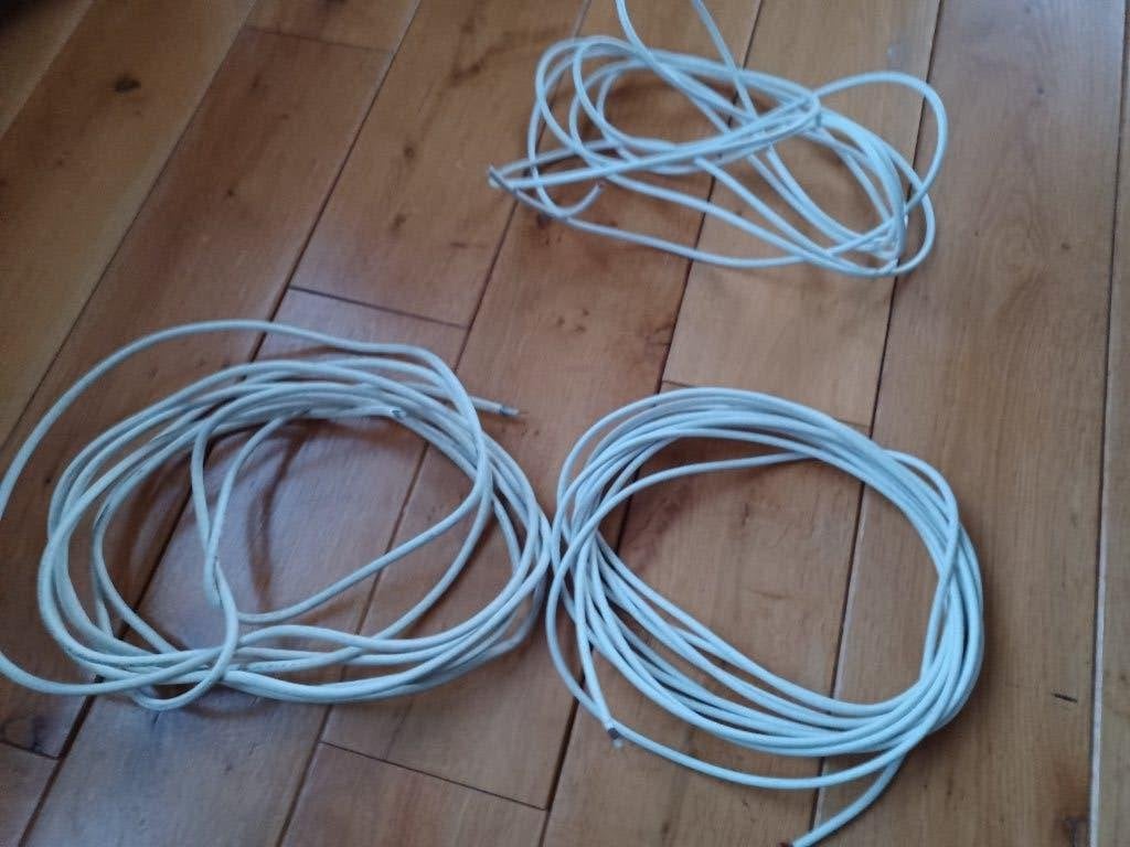 Diverse merterslange COAX kabels, Ophalen of Verzenden, Zo goed als nieuw, 10 meter of meer, Coaxiale kabel