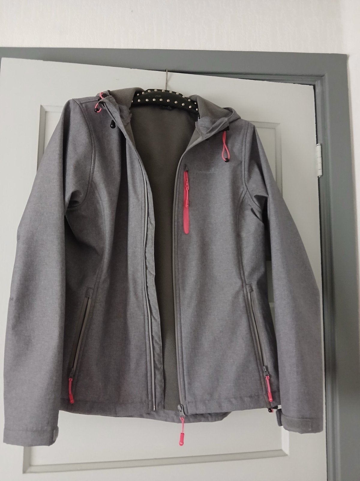 Mountain Peak Softshell Jas Grijs Maat XXL, Ophalen, Maat 42/44 (L), Zo goed als nieuw, Mountain Peak