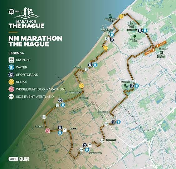 Marathon Den Haag 2026 startbewijs + ASICS shirt, Eén persoon, November