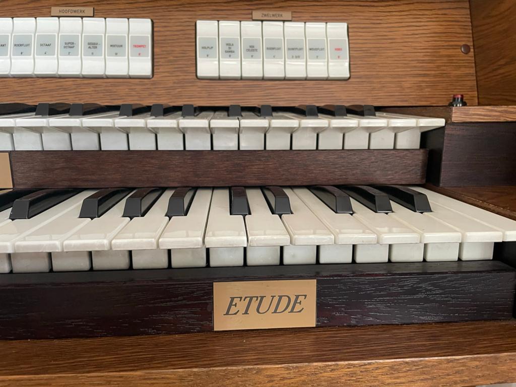 Wesley Etude Orgel met 2 klavieren en pedaal, Ophalen of Verzenden, Gebruikt, 2 klavieren, Orgel