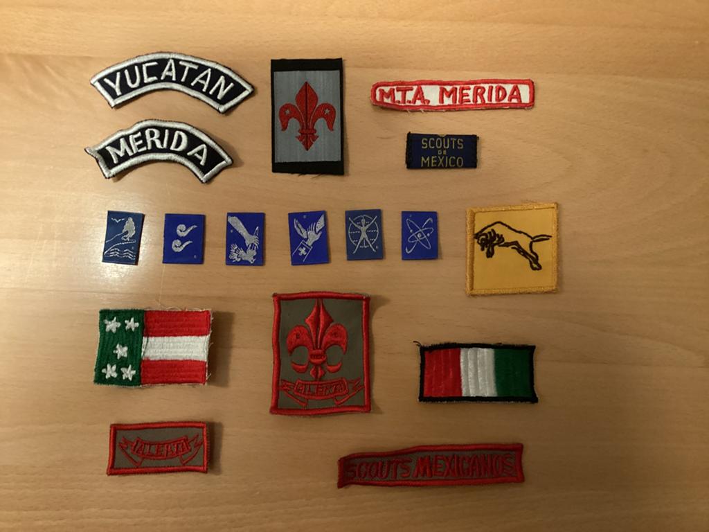 Emblemen insignes Mexico, Ophalen of Verzenden, Embleem, Speld of Insigne