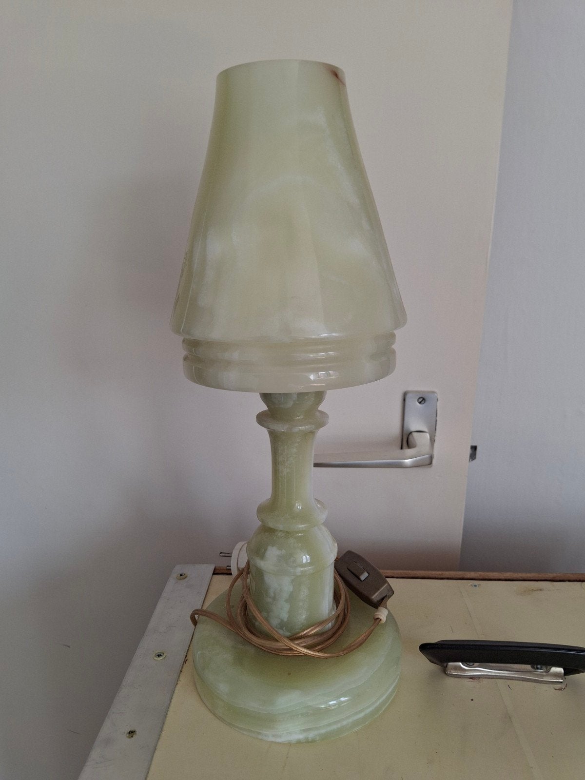 Vintage Onyx Tafellamp - Uniek en Stijlvol, Ophalen