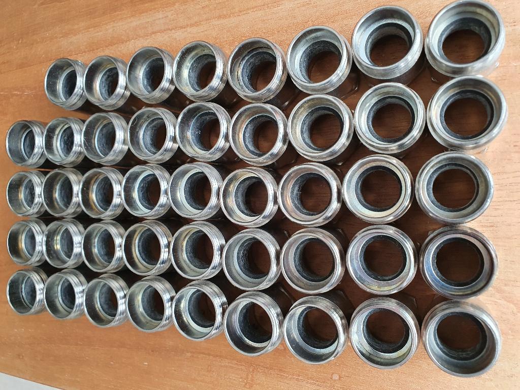 44 stuks knelvertinde rechte knelfitting 18x18mm, Minder dan 20 mm, Overige typen, Nieuw, Ophalen of Verzenden