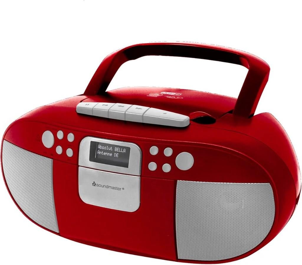 Soundmaster Boombox DAB+/FM-radio, CD, MP3, USB en cassette, Ophalen of Verzenden, Nieuw, Overige typen, Met cd-speler