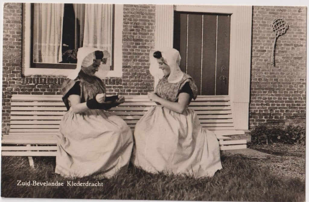 Zuid-Bevelandse Klederdracht 1961- gelopen., Verzenden, 1960 tot 1980, Gelopen, Zeeland