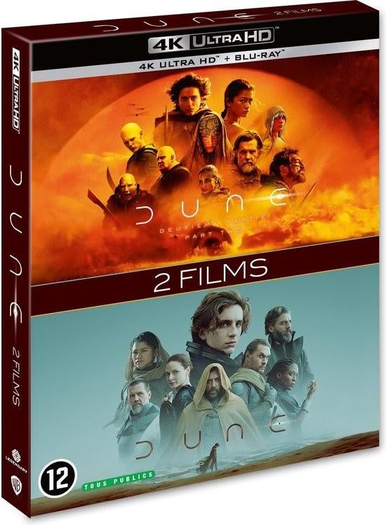 Dune 2-Film Collection 4K UHD/Ultra HD Blu-Ray NL (Geseald), Ophalen of Verzenden, Nieuw in verpakking, Actie, Boxset