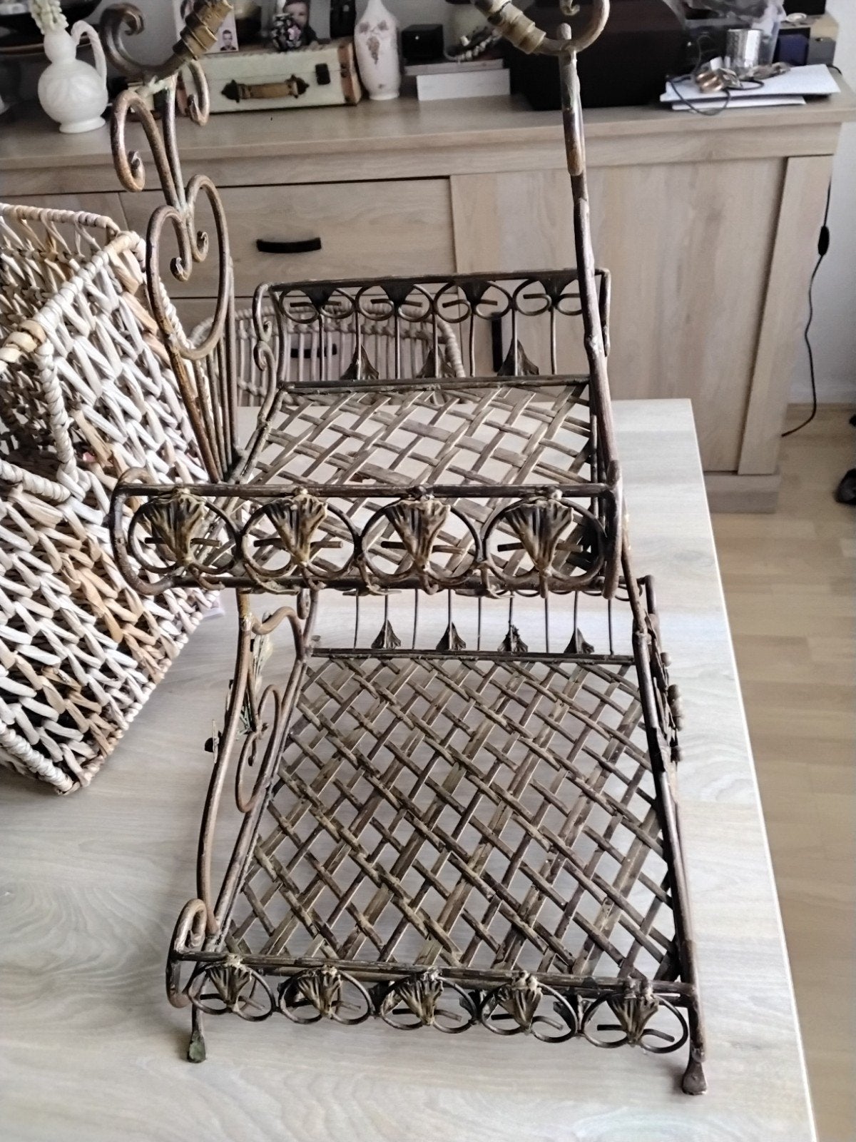 etagere koper / brons, Ophalen, Zo goed als nieuw, Etagère, Metaal