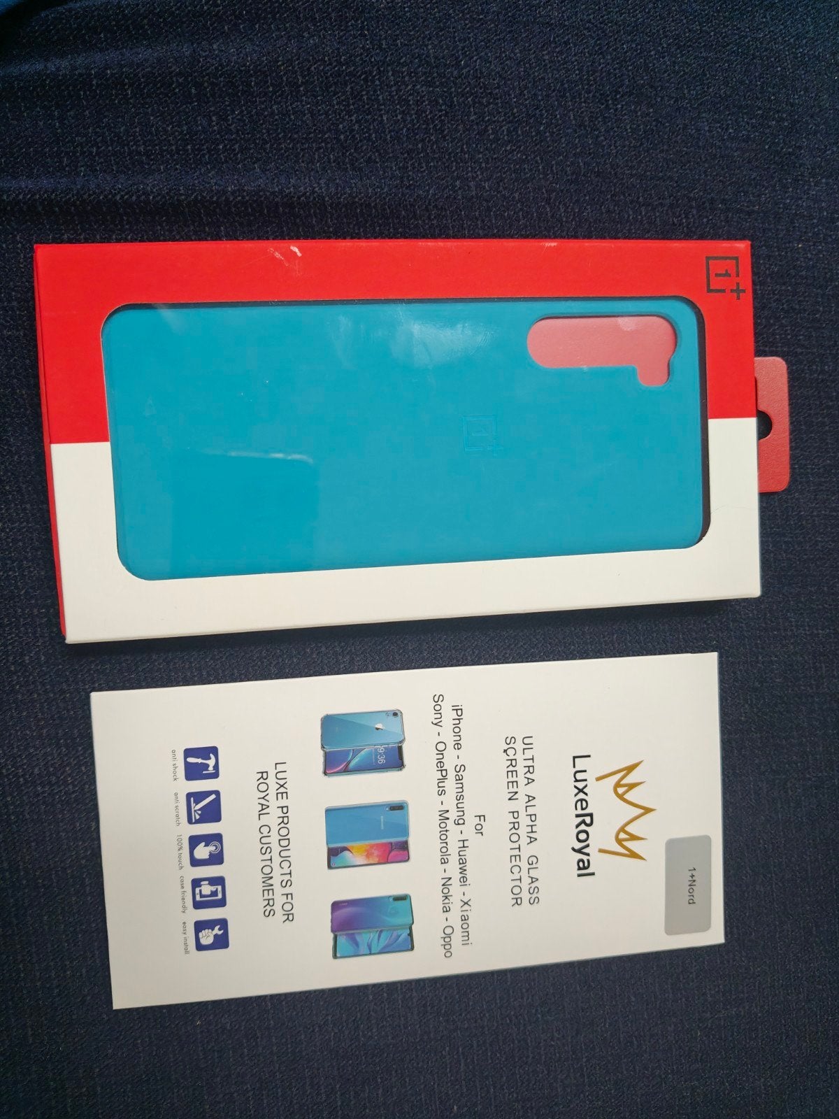 OnePlus Nord hoesje + screen protector, Ophalen of Verzenden, Nieuw, Bescherming
