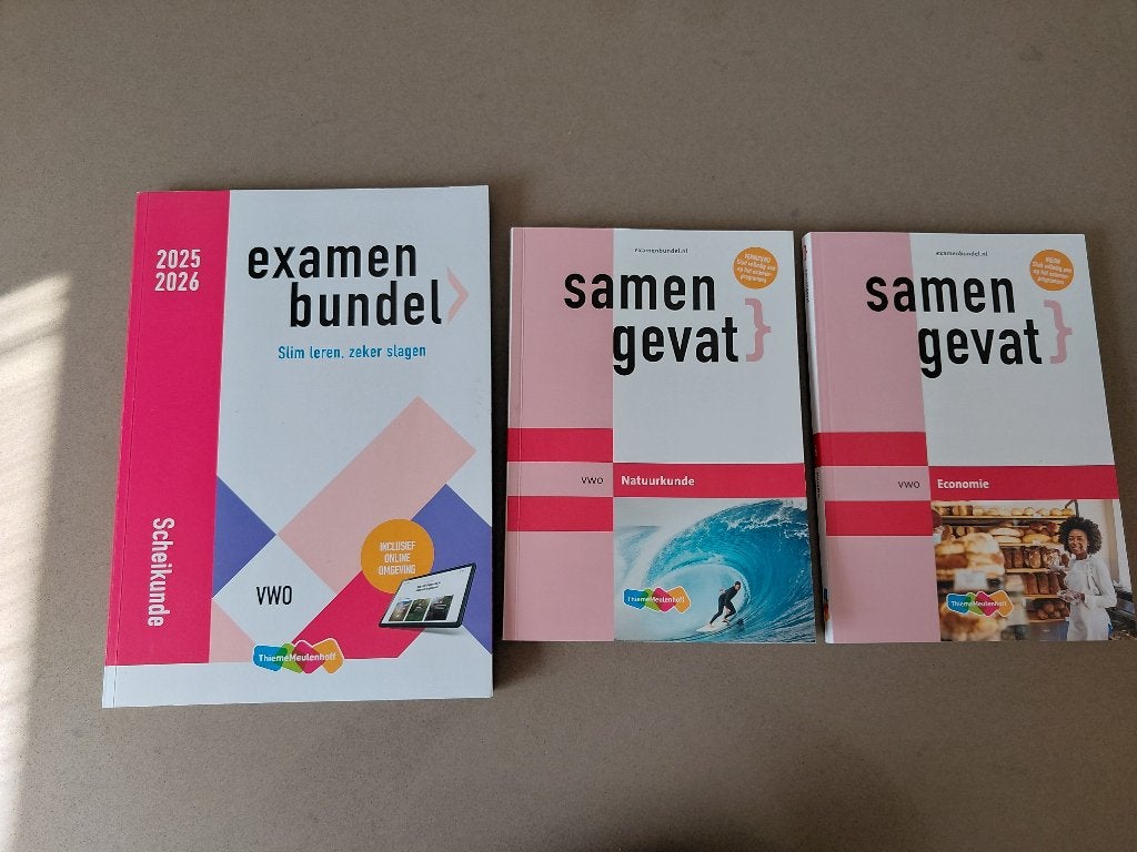 Examenbundel samengevat VWO, Boeken, Ophalen, Zo goed als nieuw, VWO, ThiemeMeulenhoff