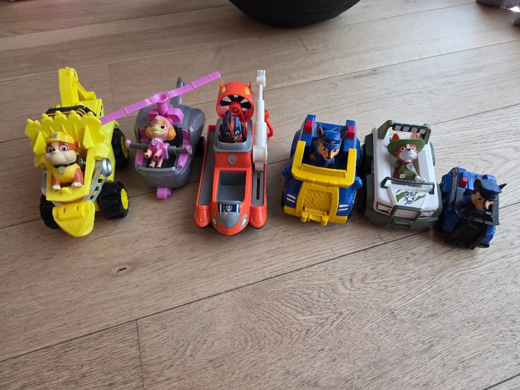 Paw patrol auto's, Ophalen of Verzenden, Zo goed als nieuw