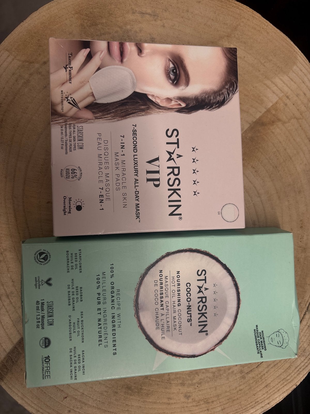 Starskin VIP Masker & Coco-Nuts Haarmasker - Nieuw, Ophalen of Verzenden, Nieuw, Gehele gezicht, Verzorging