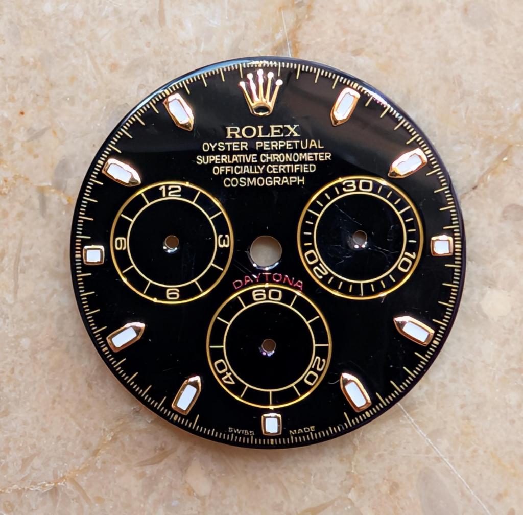 Rolex Daytona 116508 116518 116523 Zwart Chromalight OEM, Overige materialen, Rolex, Polshorloge, Overige materialen