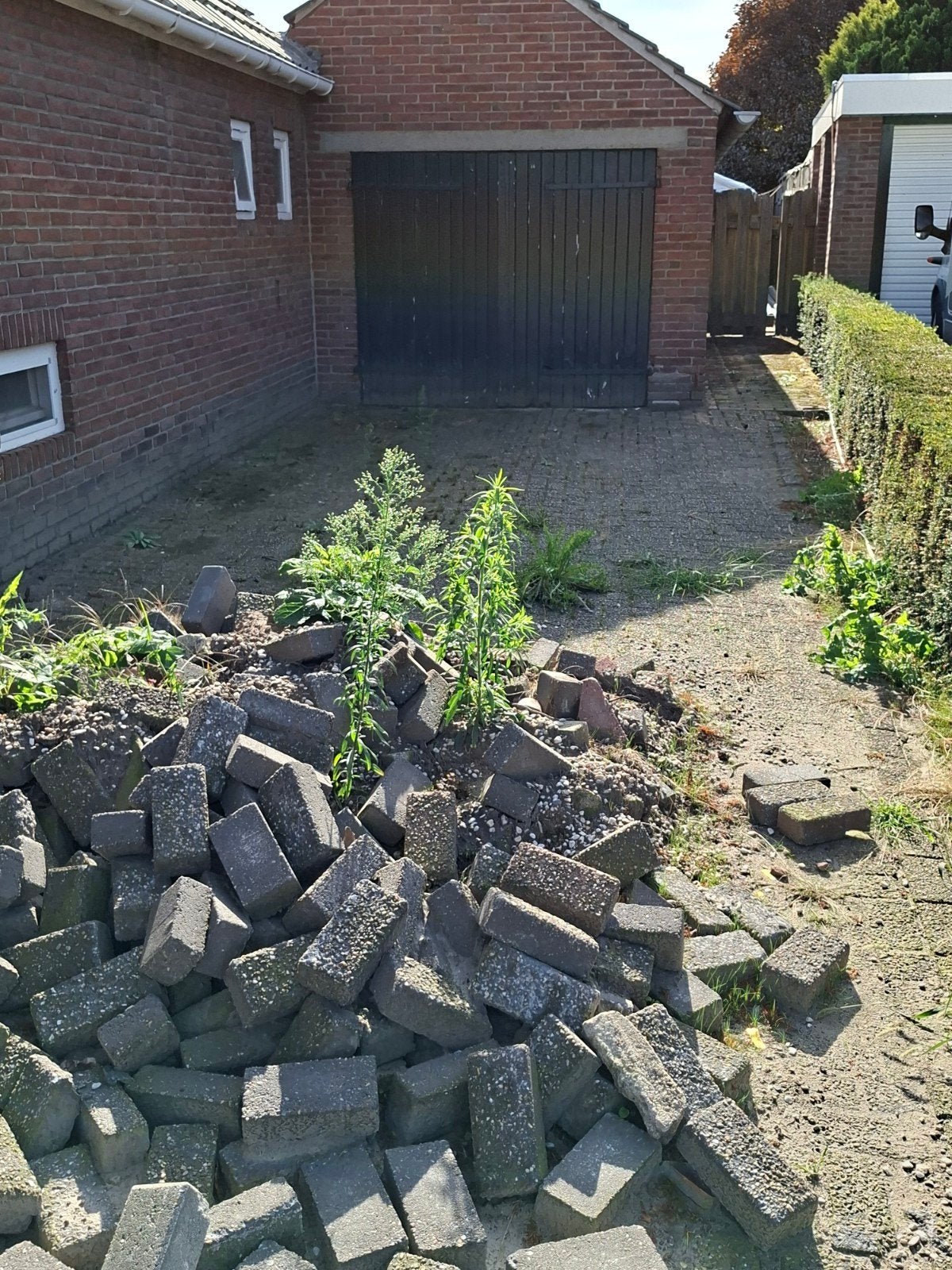 klinkers gratis afhalen, Tuin en Terras, Ophalen of Verzenden, Schuur