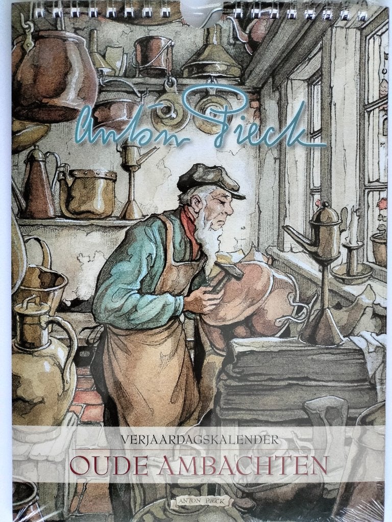 Verjaardagskalender Anton Pieck, 18 cm, Verzenden, Papier/karton, Nieuw