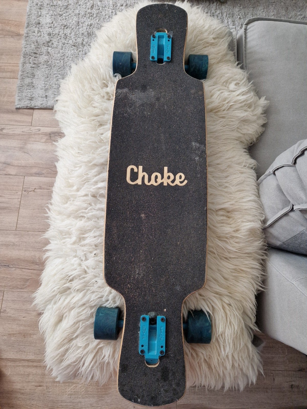Choke Longboard - Zo goed als nieuw, Sport en Fitness, Skateboarden, Ophalen of Verzenden, Zo goed als nieuw, Skateboard, Longboard
