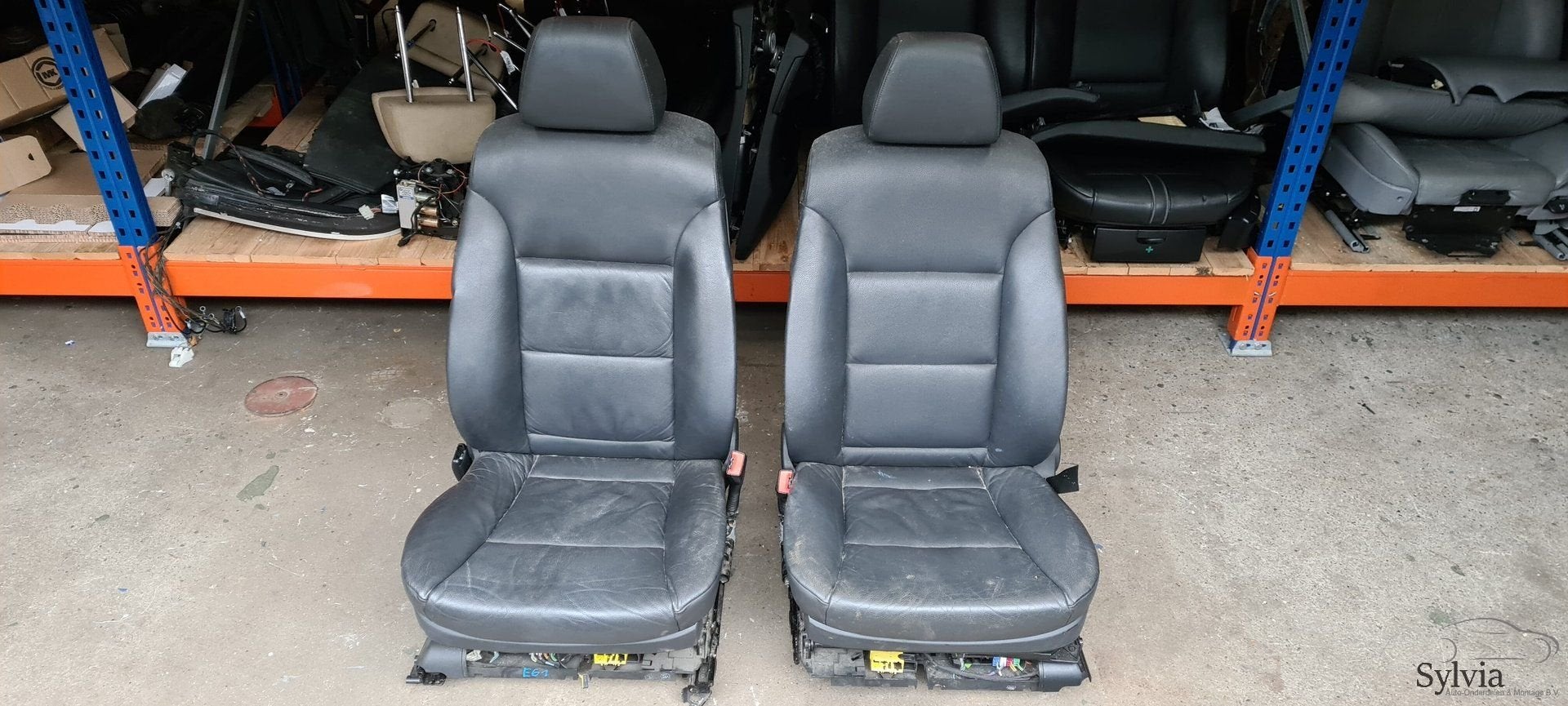 Interieur zwart Leer BMW 5-Serie E61 Touring, Auto-onderdelen, Interieur en Bekleding, Gebruikt, -, -, Ophalen of Verzenden