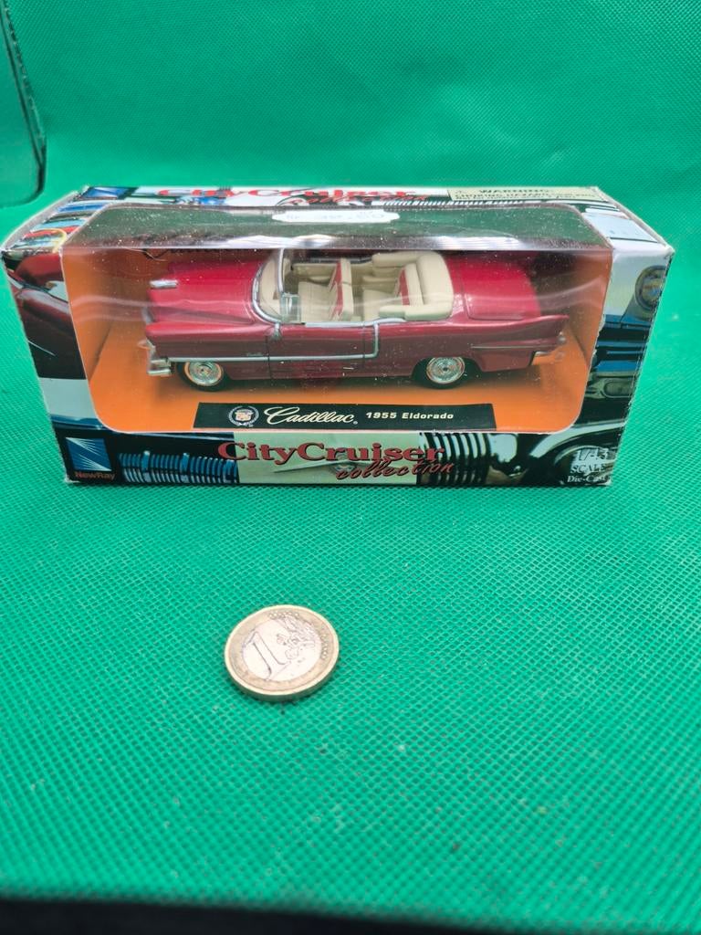 309 Cadillac Eldorado 1/43 newray, Ophalen of Verzenden, Zo goed als nieuw, Auto, Overige merken