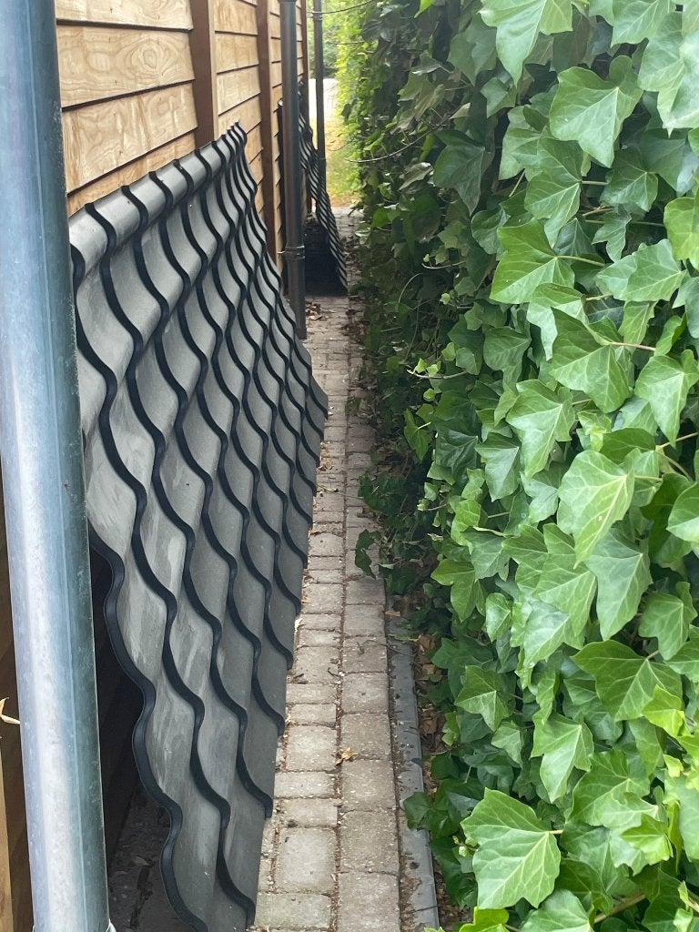 2 nieuwe dakpan profielplaten antraciet – 415 x 120 cm, Doe-het-zelf en Verbouw, Dakpannen en Dakbedekking, Ophalen, 10 tot 15 m²