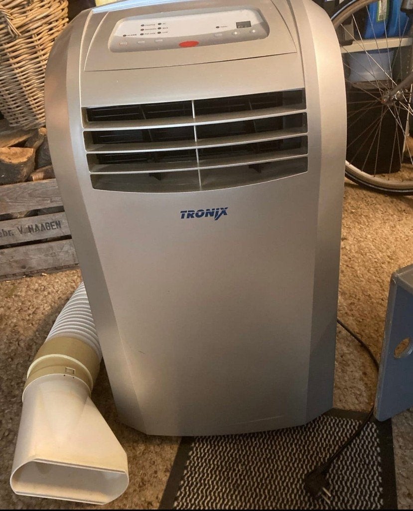 Tronix mobiele airco. 10.000 btu, Ophalen, Minder dan 60 m³, Timer, 3 snelheden of meer