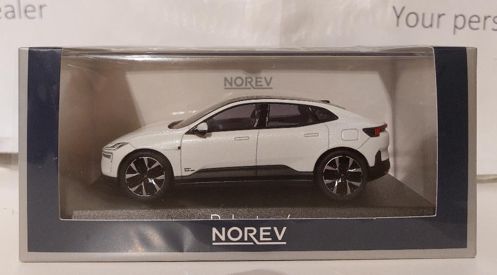 Norev 1:43 Polestar 4 2024 snow nieuw in display doosje, Hobby en Vrije tijd, Modelauto's | 1:43, Ophalen of Verzenden, Nieuw