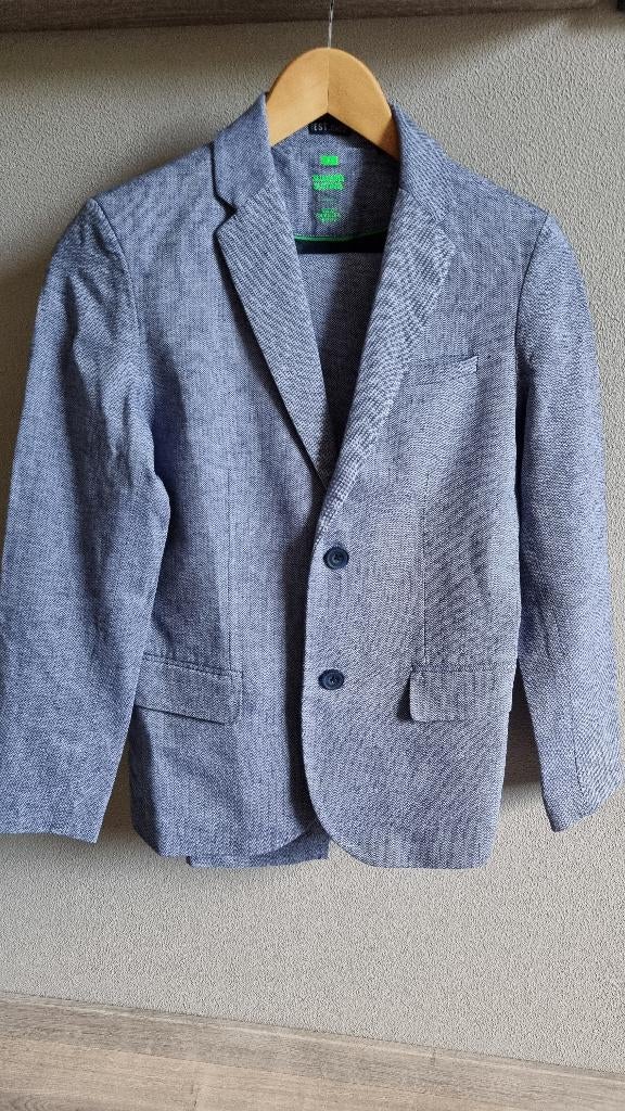 We Fashion broek en blazer, blauw, maat 164, Zo goed als nieuw, Ophalen, Broek, Jongen
