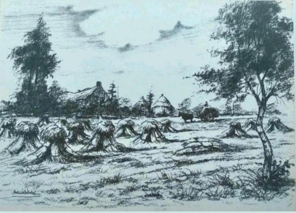 Hub van Winkel... Origineel gesigneerde tekening  ..., Ophalen of Verzenden