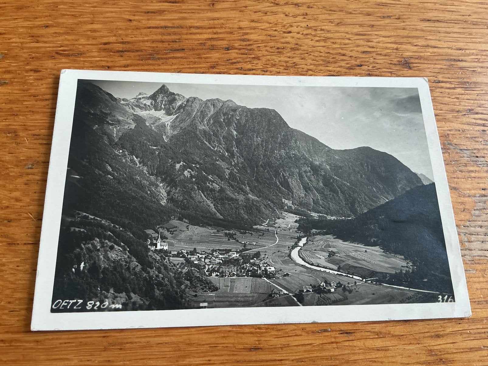 E110 Oostenrijk Oetz met Acherkogel, Ophalen of Verzenden, Oostenrijk