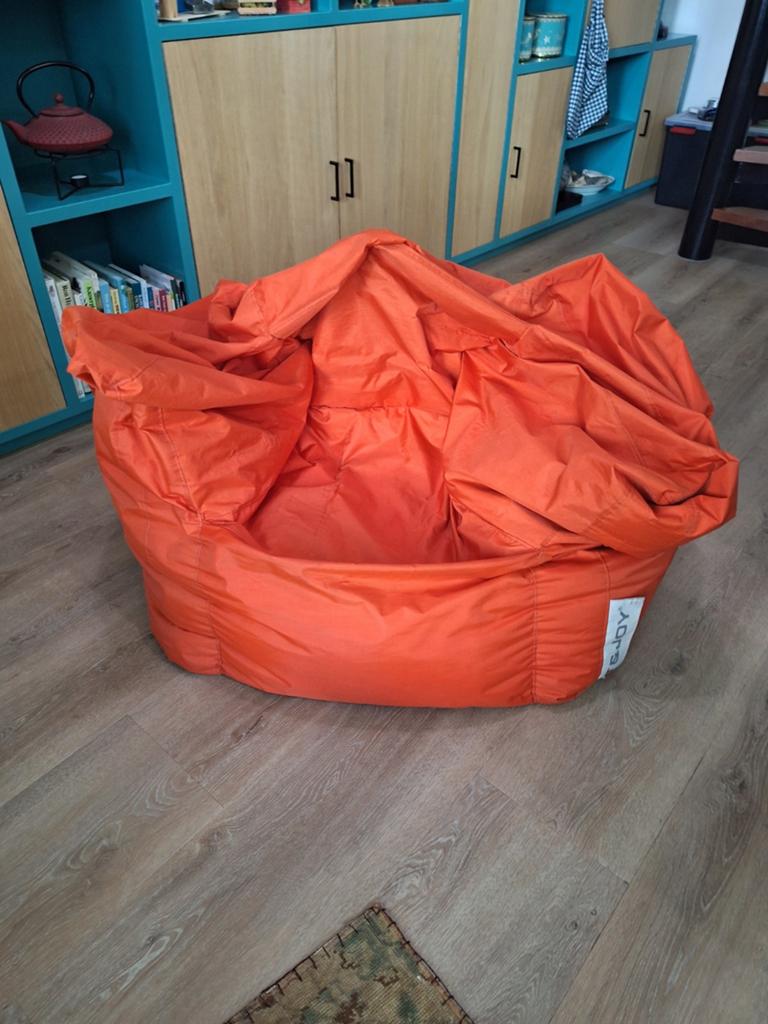 Oranje zitzak, Ophalen, Gebruikt, Oranje