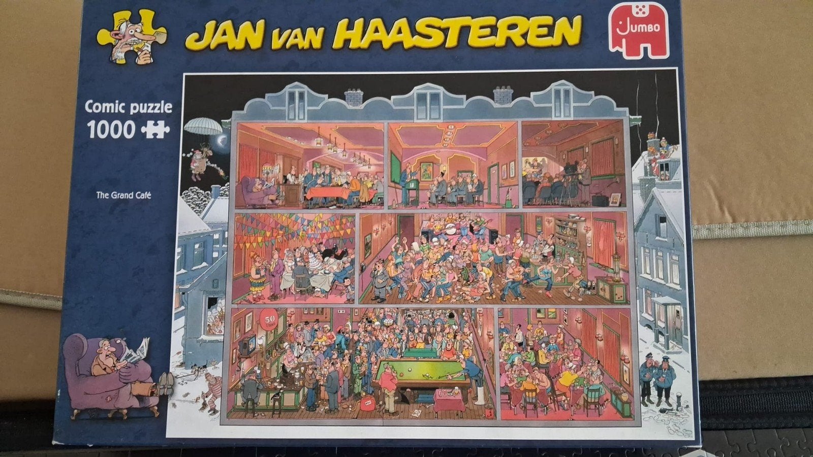 Tk/ruilen  jan van haasteren   THE GRAND CAFE, Ophalen, 500 t/m 1500 stukjes, Zo goed als nieuw