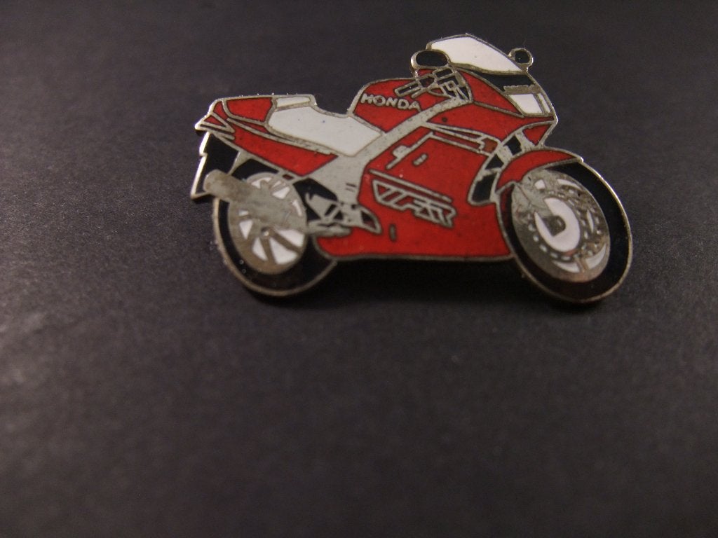 Honda VFR750F, sportieve toermotor, emaille pin, Ophalen of Verzenden, Gebruikt, Overige onderwerpen