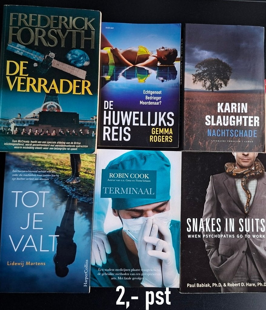 Partij boeken, Ophalen, Gelezen, Verschillende onderwerpen